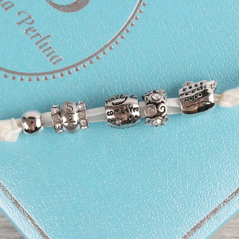 Bella Perlina Charm Bundle Set of 5 - Dream Charm, Mom Charm, Ship Charm & More - Picture 6 of 7